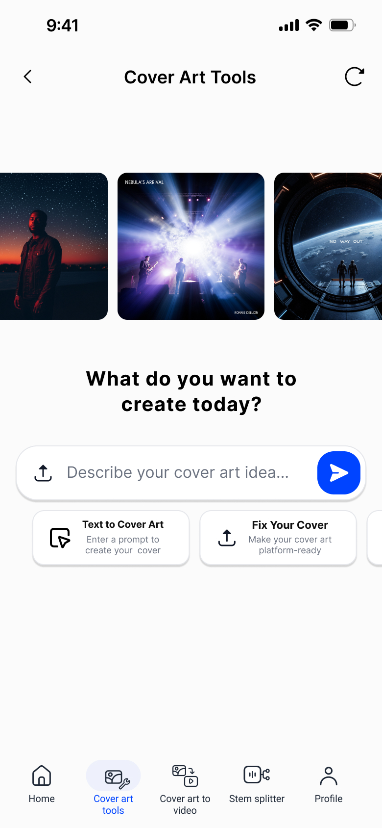 Cover Art Tools inside BDRM