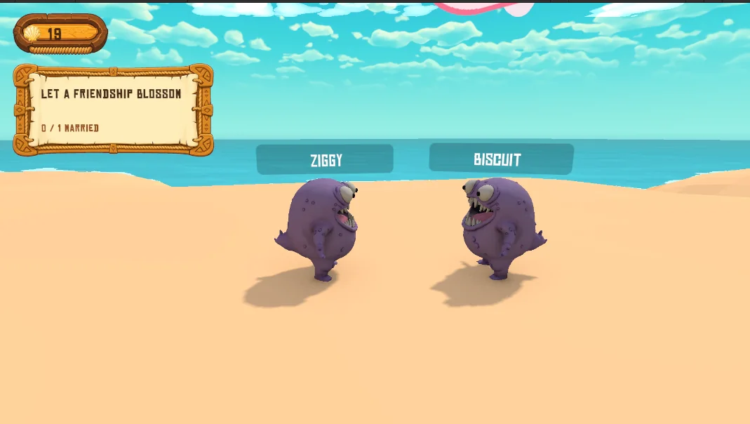 A goal to let a friendship blossom between Ziggy and Biscuit
