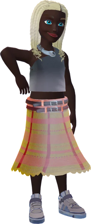 Amara, a Genies avatar rendered from the Vicarious prototype