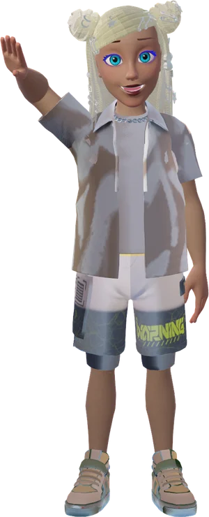 Marisol, a Genies avatar rendered from the Vicarious prototype