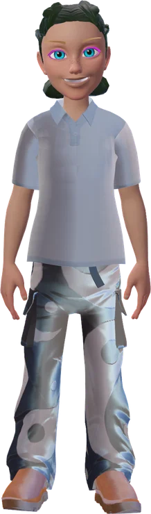 Yuki, a Genies avatar rendered from the Vicarious prototype
