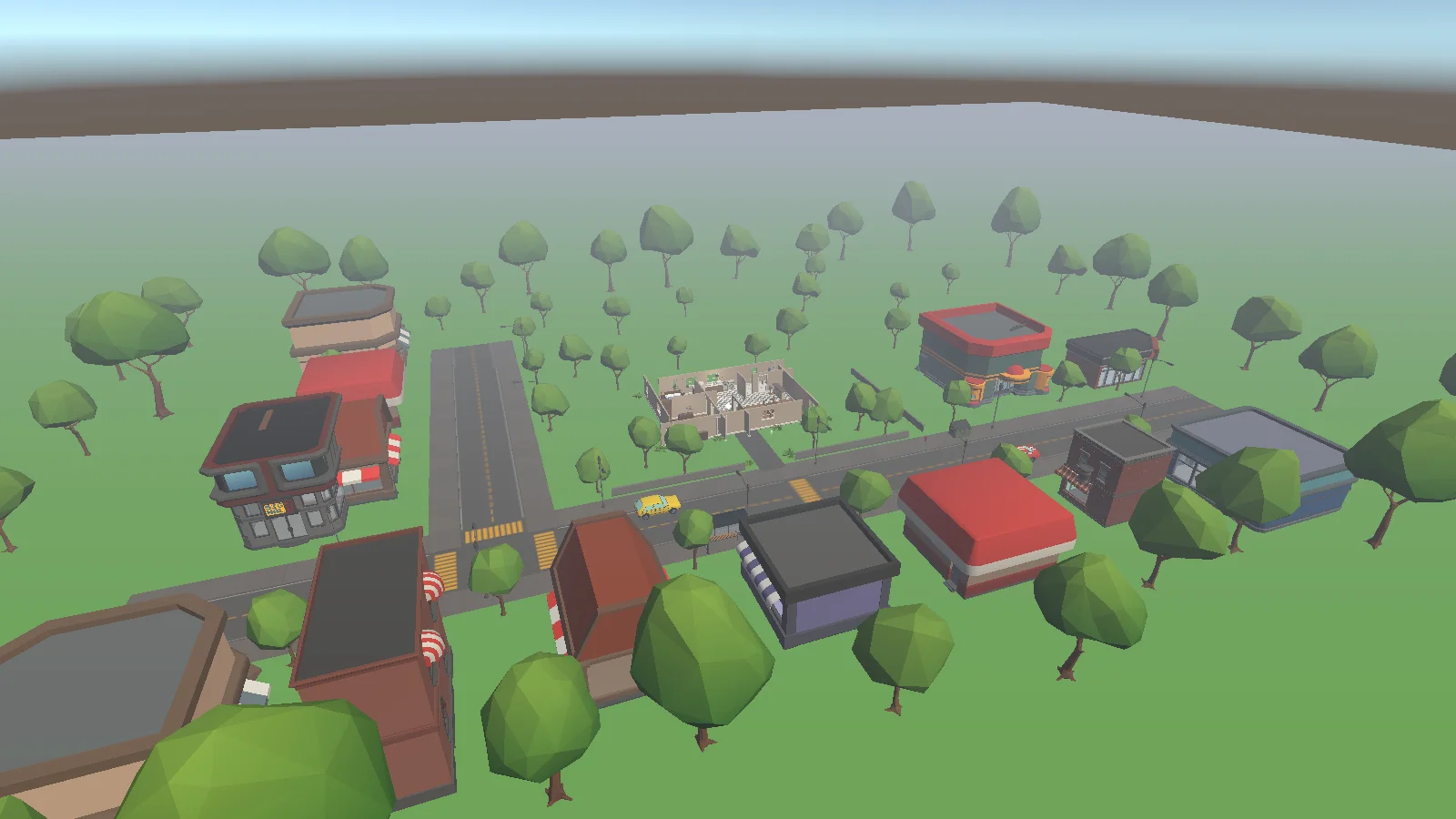 The Vicarious neighbourhood seen from above